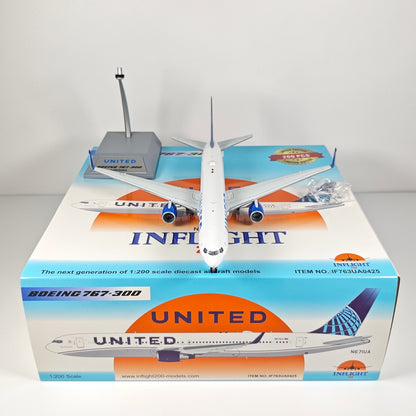 1:200 InFlight United B767-300 N671UA Passenger Airplane Diecast Plane Model