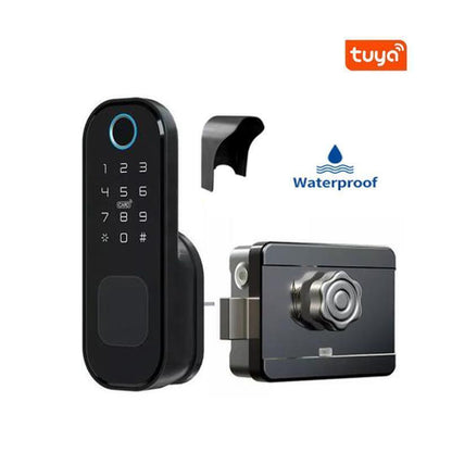 Electronic Door Lock Home Garden Outdoor Gate Door Tuya Smart Lock Wifi Digital