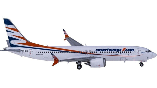 1:400 JC Wings Smartwings BOEING 737 MAX 8 Passenger Airplane Diecast Model