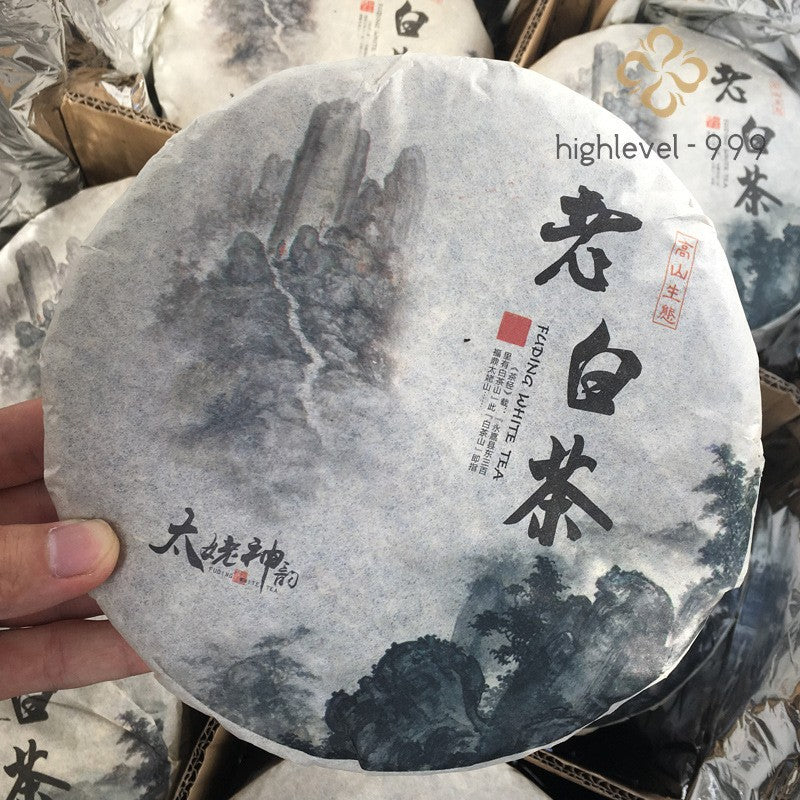 350g Aged White Tea 2019 Vintage Fuding Shoumei White Tea Compressed Tea Cake