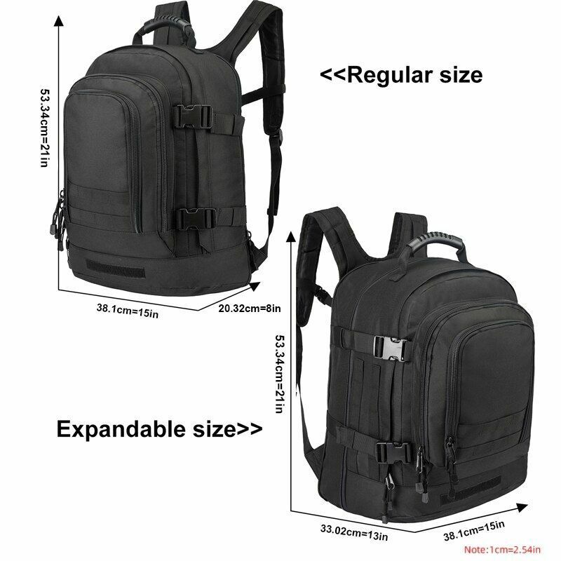 60L Tactical Backpack Softback Outdoor Hiking Camping Hunting Camping Travel Bag