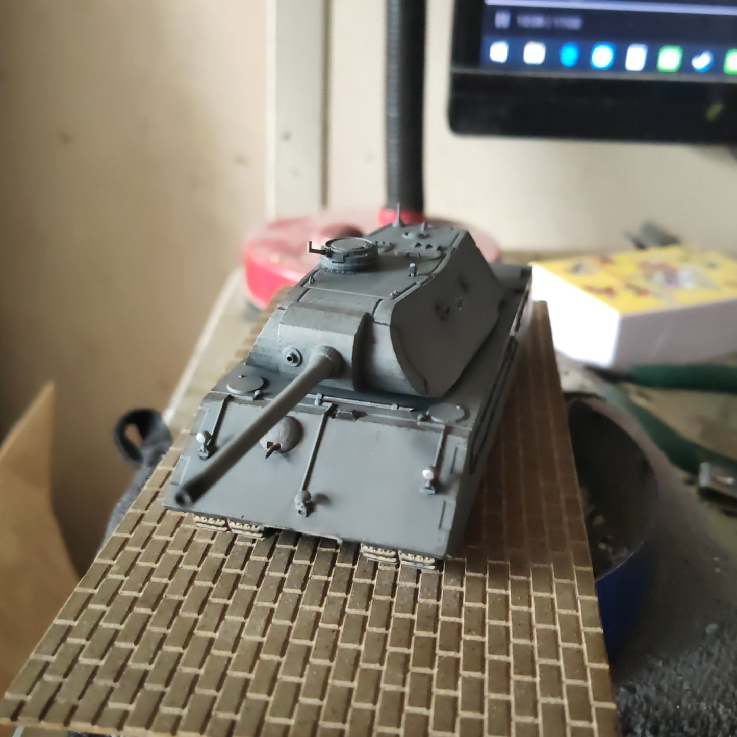 3D Printed 1/72 Germany Vk16801 Tank Finished Product