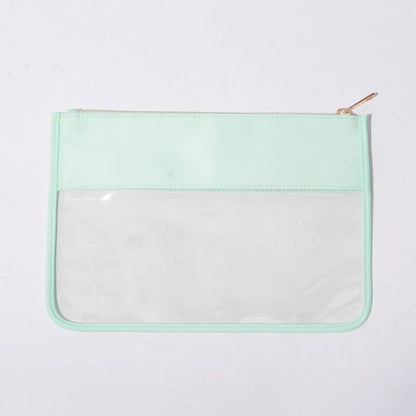 Transparent PVC Cosmetic Bag Clear Travel Make up Bag Pouch Snacks Bag Organizer