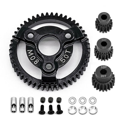 0.8M 32P Spur Gear 50T 52T 56T 60T For Traxxas Slash 2WD VXL XL-5 Bandit 1/10 F