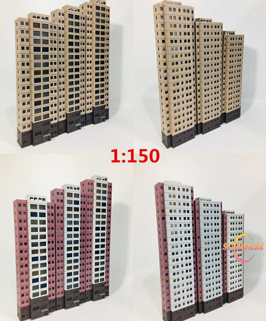 1:150 Scale High Rise Architecture Skyscraper Office Building City Model Scene