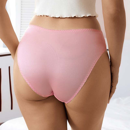3 Pack Lot Womens Panties Briefs Solid Girl Ladies Lingeries Soft Underwear