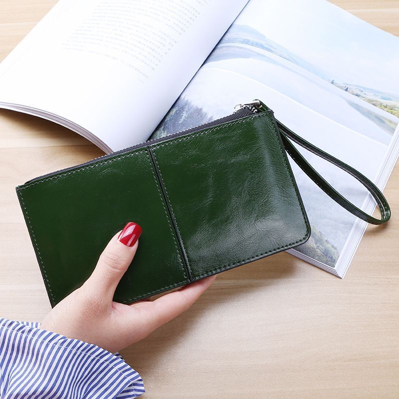 Wallet Long Zipper Clutch Hand Bag Phone Card Holder Coin Purse Thin Wallet 1 PC