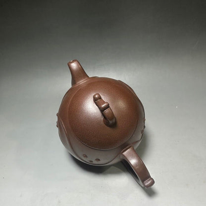 Chinese Yixing Zisha Clay Handmade Exquisite Teapot （浪涛 底款：顾景舟）