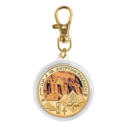 Commemorative Challenge Coins Egyptian Pharaoh Gold Plated Craft Souvenir 1.57in