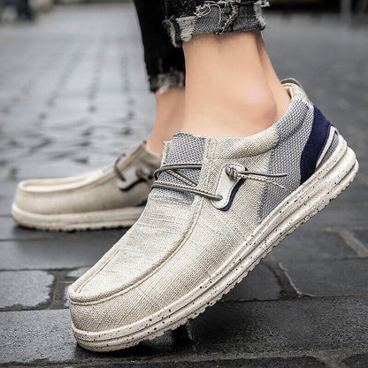 Men Canvas Shoes 2023 Lightweight Big Shoes Bag