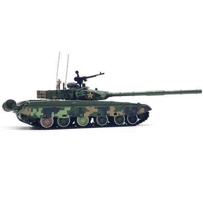 16cm Diecast Alloy 1/72 Chinese PLA ZTZ-99 Main Battle Tank Model Collection