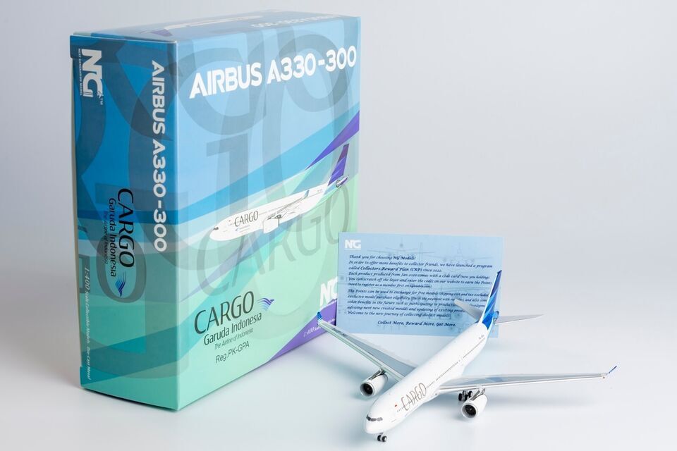 1:400 NG Model Garuda Indonesia CARGO AIRBUS A330-300 Airplane Diecast Model