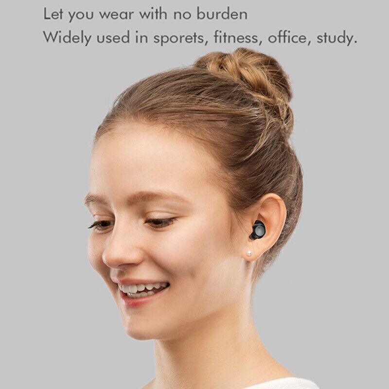 Bluetooth 5.0 Headset Wireless Earbuds Stereo Headphones Noise Cancelling Sport