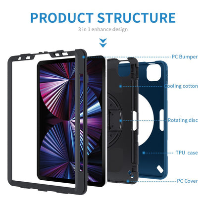 Strap Case For iPad Pro 11 Air/10th/12th/mini6 Heavy Duty Stand ShockProof Cover