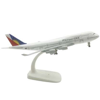 1:350 Scale 20cm Philippine Airlines B747 Airplane Diecast Alloy Model Toy Gifts