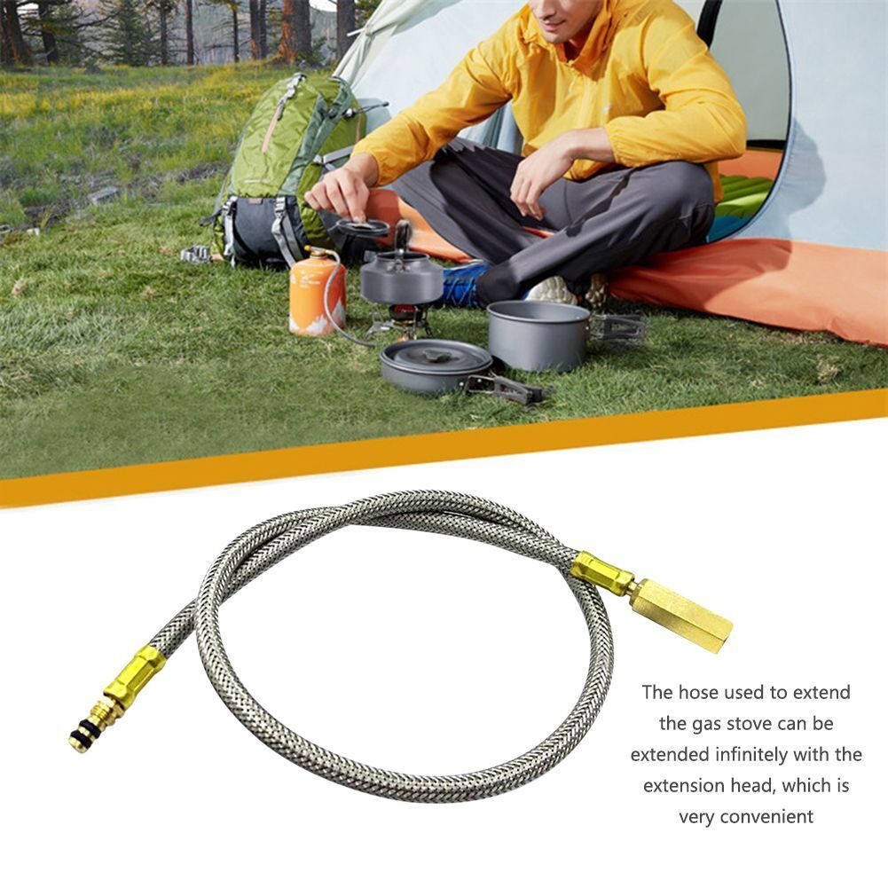 Outdoor Camping Stove Replacement Extend Tube Stove Adapter Gas Hose Extension
