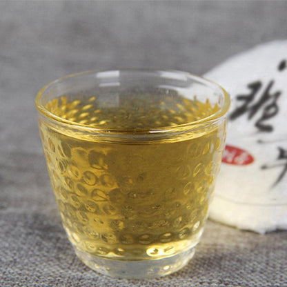 50g Xiao Ban Zhang Ancient Raw Puer Tea Small Cake Old Tree Shen Puer Tea