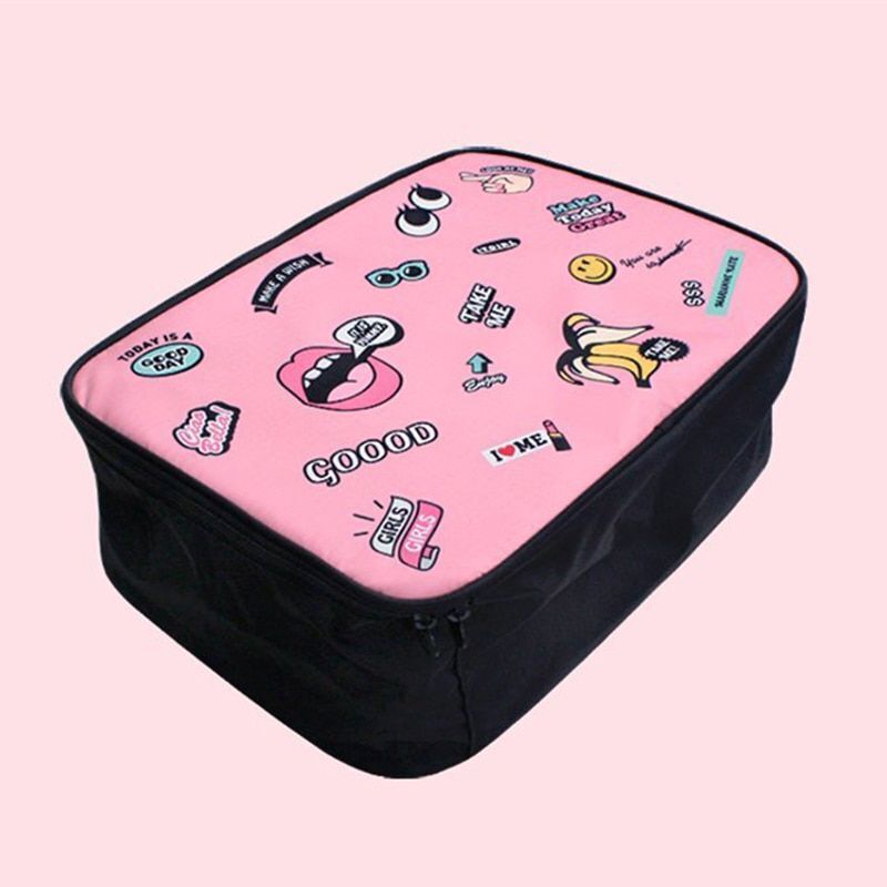 Travel Cosmetic Bag Makeup Case Storage Organizer Bags Waterproof Large Bag 1 PC