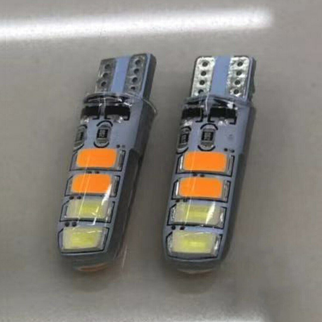 LED Car Clearance Light Strobe Flash Light Silicone Width Indicator Bulbs 2Pcs