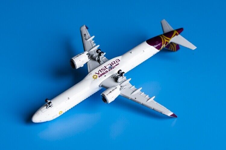 1:400 JC Wings Vistera AIRBUS A321neo Passenger Airplane Diecast Aircraft Model