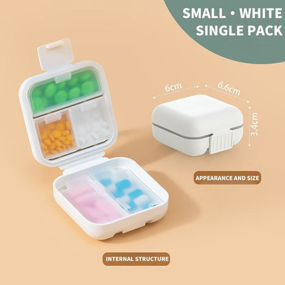 Pill Organizers 8-5 Grids Portable Moisture Proof Travel Medicine Box Container
