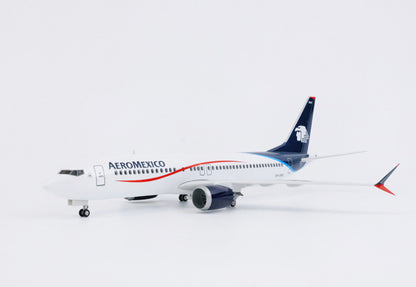 47CM 1:85 AEROMEXICO BOEING 737 MAX Passenger Airplane Landing gear Resin Model