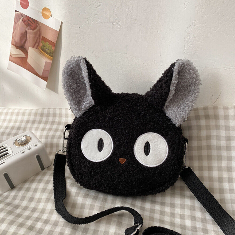 Anime Sheep Handbag Animals Small Phone Purse Bag Lamb Wool Shoulder Bag 1PCS