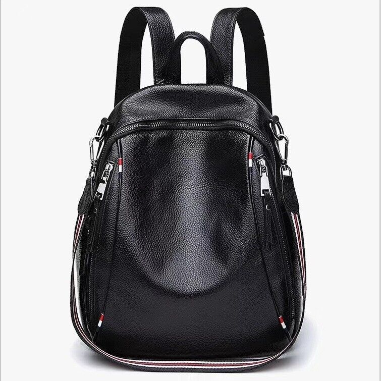 100% Genuine Leather Colorful Patchwork Handbag Women's Tote Shoulder Bag