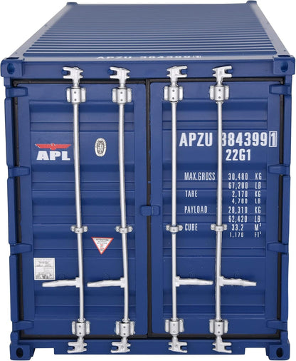 1:20 APL Shipping Container Model Abs Resin & Wood Toy Home Decoration Gift