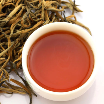 250g Nonpareil Supreme Yunnan Black Tea Fengqing Dian Hong Chinese Golden Bud