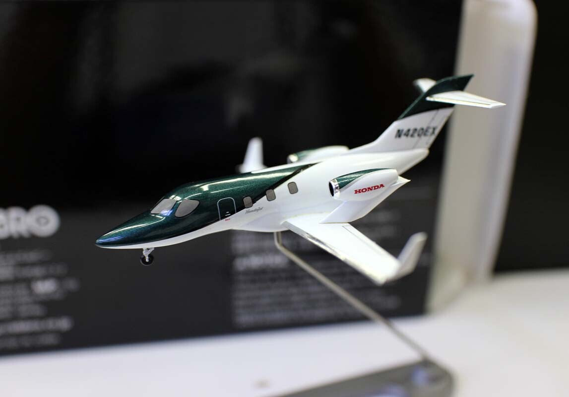 Ebbro for Hondajet Private business jet Green 1/144 diecast plane model aircraft