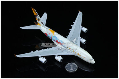 1:400 JC Wings ETIHAD AIRBUS A380 Passenger Airplane Diecast Aircraft Model