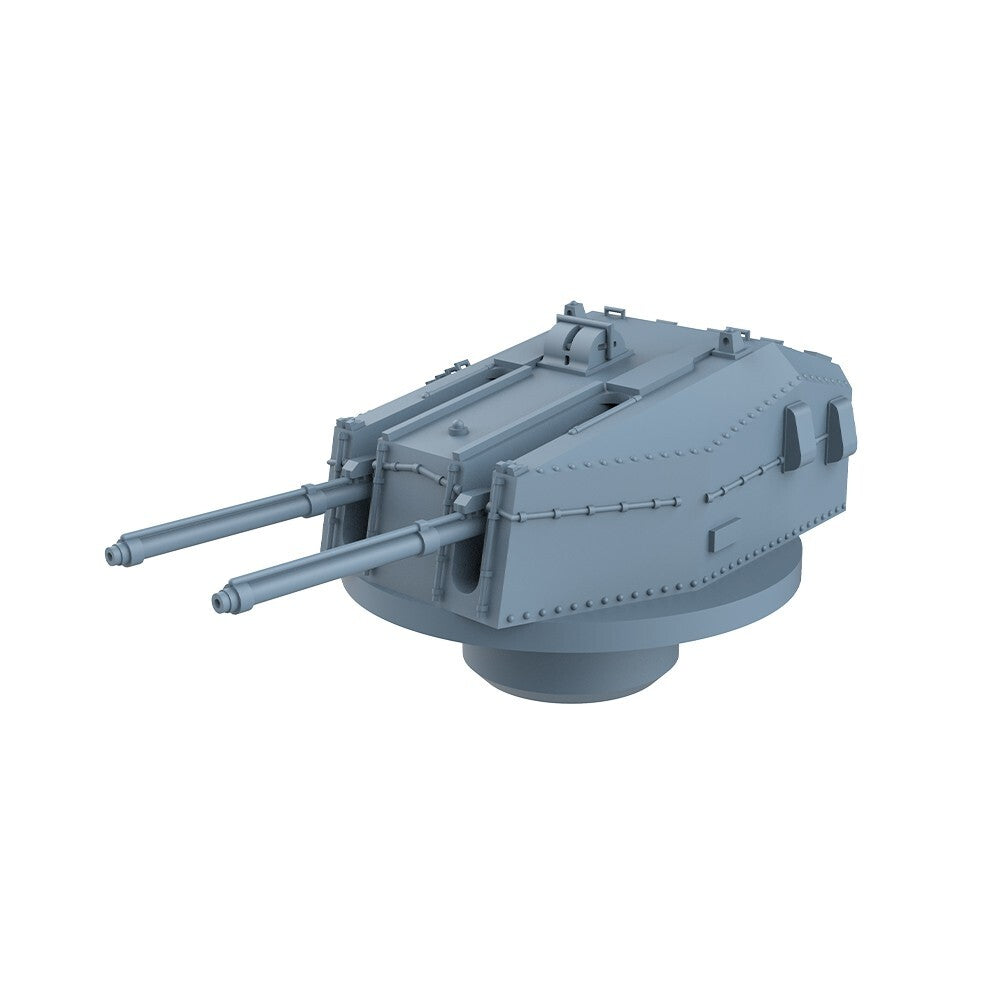 LYCG700370 1/700 Model Upgrades Parts Royal Navy 76mm /70 Mk VI Twin AA Gun