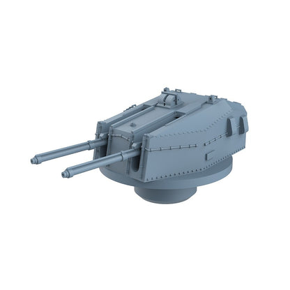LYCG700370 1/700 Model Upgrades Parts Royal Navy 76mm /70 Mk VI Twin AA Gun