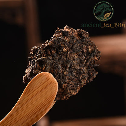 500g Old Tea Head Ripe Tea Yunnan Ancient Tree Mellow Aroma Aged Pu Erh Tea