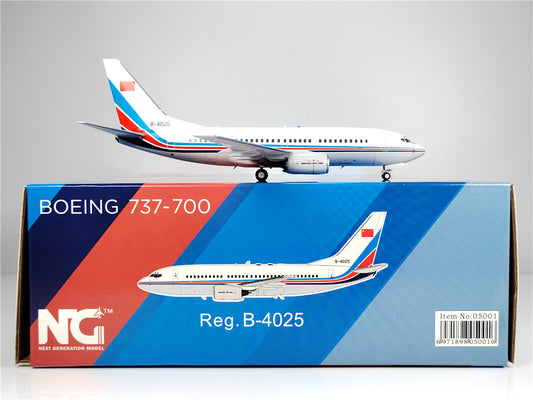 1:200 NG Model People's Liberation Army Air Force B737-700 Plane Diecast Model