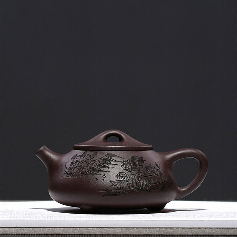 true yixing zisha tea set handmade carved shipiao pot master tea cup pitcher new