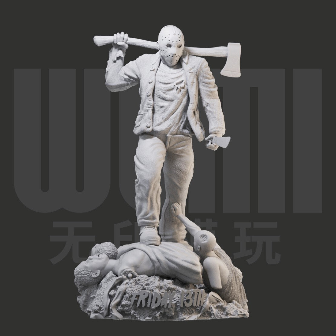 1/24 resin figure model Butcher Jason Unassembled unpainted
