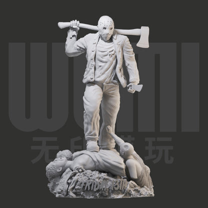1/24 resin figure model Butcher Jason Unassembled unpainted