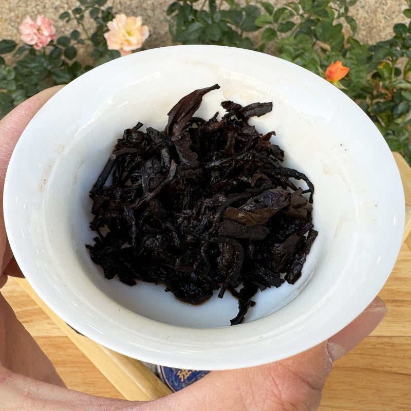 500g Menghai Ban Zhang Old Tree Ripe Pu'er Bulk Mini Tea Cake Yunnan Qizi Cake