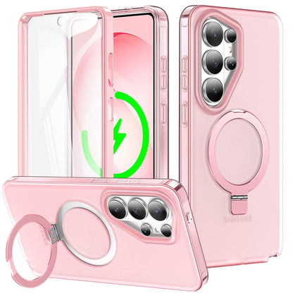 For Samsung Galaxy S26/S26 Ultra/S26 Plus Full Body Case with Magnetic Stand