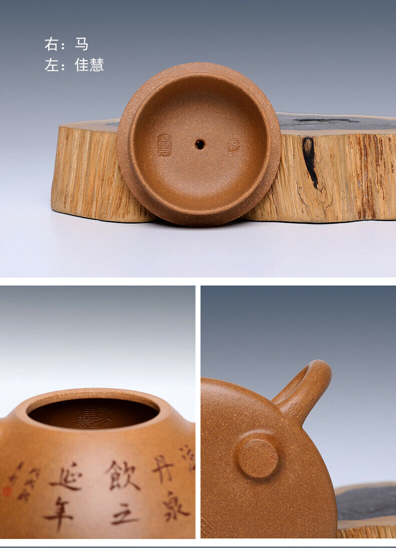 180cc Handmade Purple Sand Tea Pot Section Clay Shipiao Gongfu Tea Pot in Yixing, China-