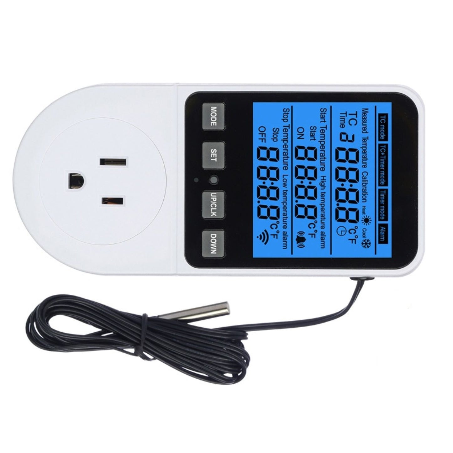New Temperature Control Socket Equipped with a 1.7m NTC 10K sensor probe