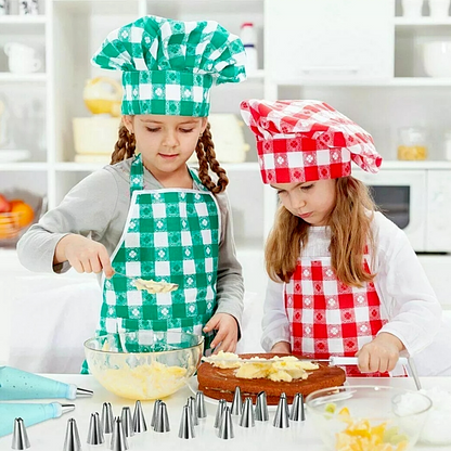 Kit Decoracion De Tortas Pasteles para Adornar con Boquillas de Acero Set 16 Pcs