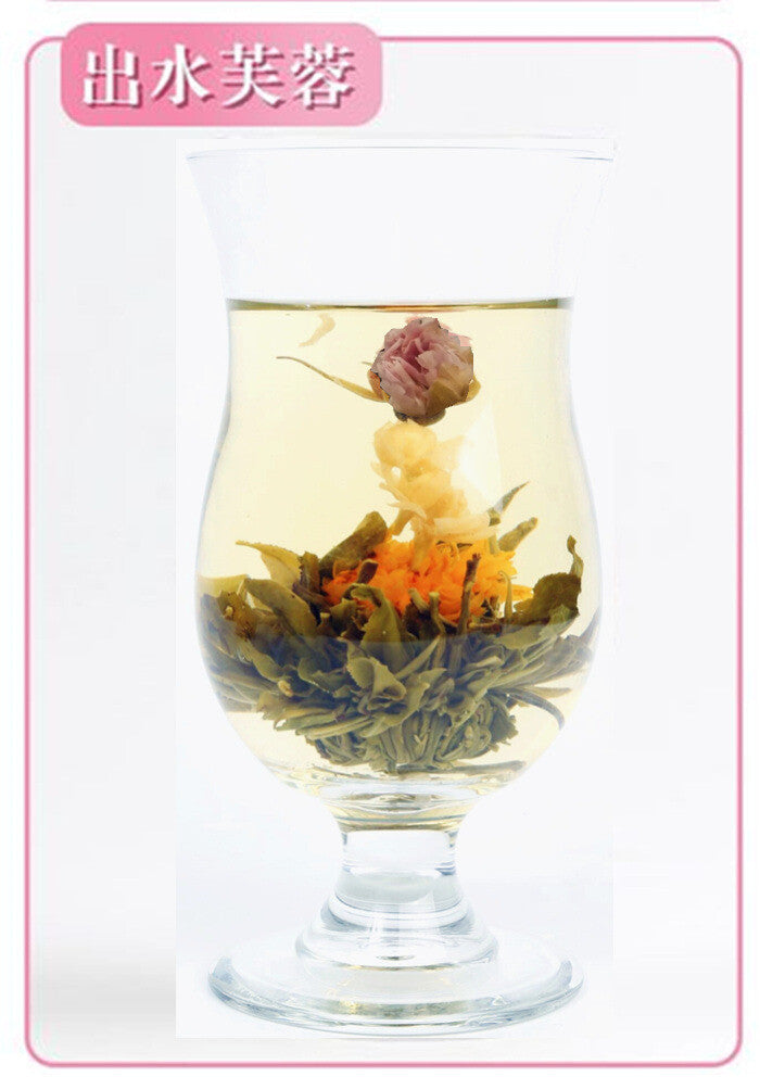 Chinese Organic Jasmine Flower Tea Jasmine Chun Hao Blooming Tea 20pcs