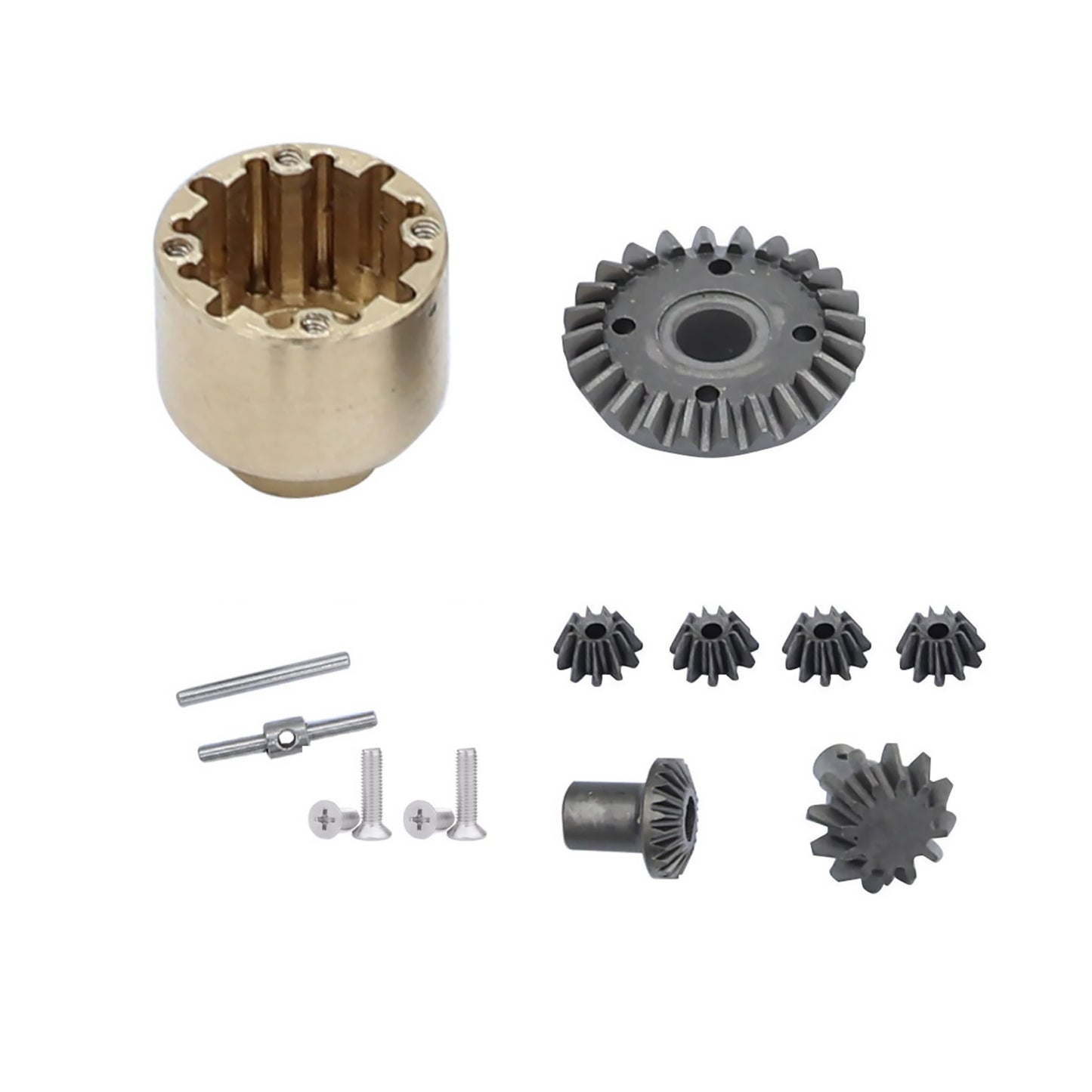 Durable Metal Upgrade Differential Gear Case For FMS 1/24 FCX24 RC Car