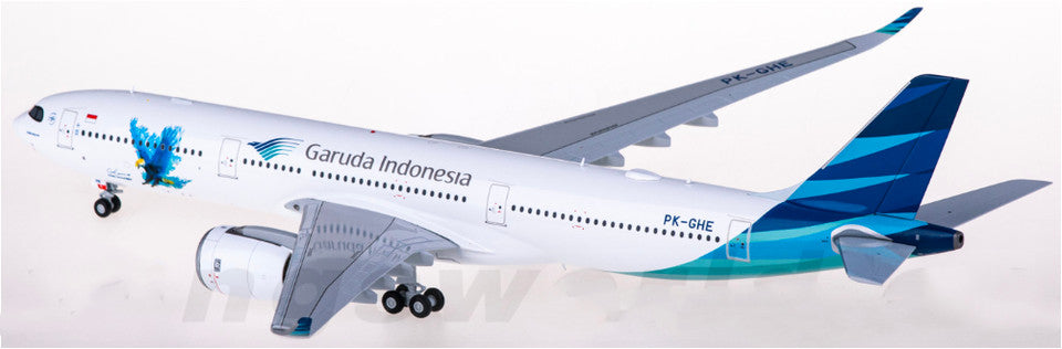1:200 32CM JC Wings Gruda Indonesia AIRBUS A330-900neo Airplane Diecast Model