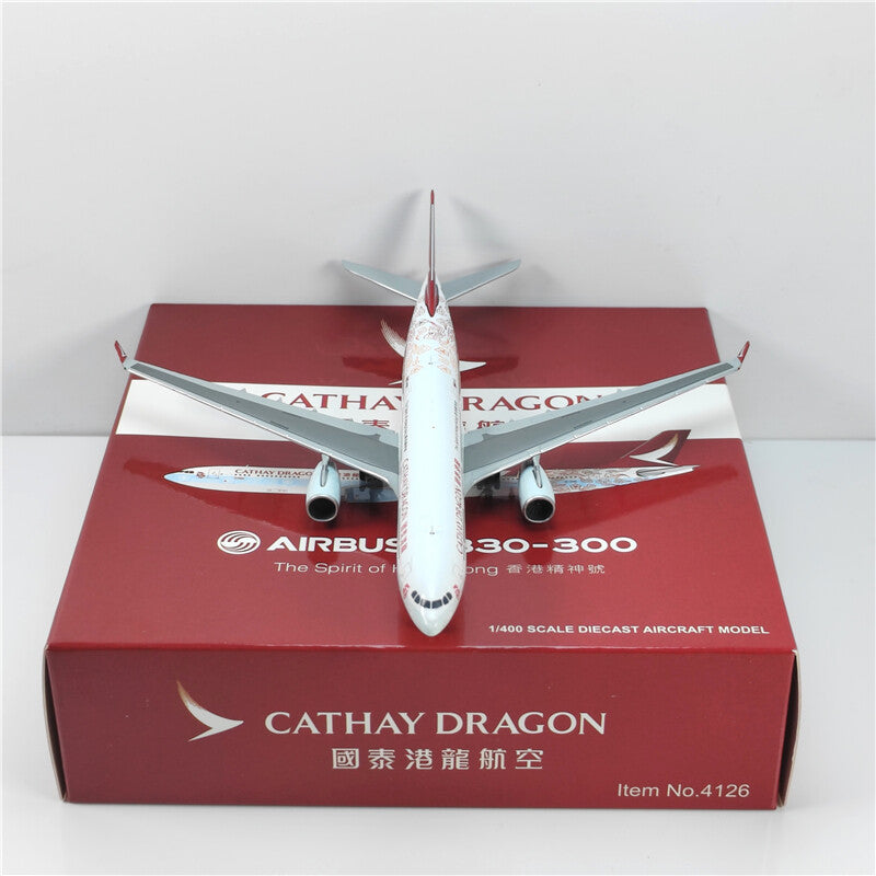 1:400 JC Wings CATHAY DRAGON AIRBUS A330-300 Airplane Diecast Aircraft Model