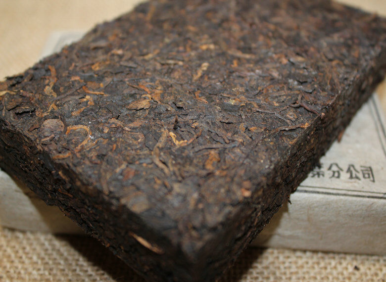 Chinese Yunnan Ripe Puer Tea Brick Antique Natural Organic Tasty Black Tea 250g