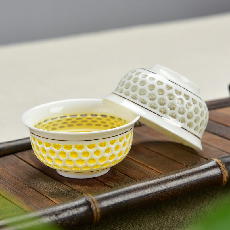 2pcs/lot porcelain tea cup 45ml Chinese kungfu tea cup small size ceramic cups